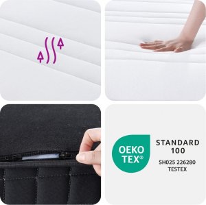 vidaXL vidaXL Materac bonellowy, średnia twardość, 80x200 cm 9