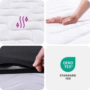 vidaXL vidaXL Materac bonellowy, twardość średnia, 180x200 cm 9