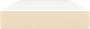vidaXL vidaXL Materac kieszeniowy, kremowy, 120x190x20 cm, tkanina 3