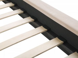 Beliani Łóżko welurowe 140 x 200 cm beżowe MARVILLE 5