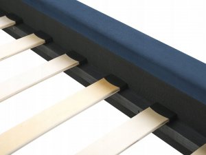 Beliani Łóżko welurowe 140 x 200 cm niebieskie MARVILLE 5