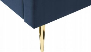 Beliani Łóżko welurowe 140 x 200 cm niebieskie MARVILLE 7