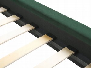 Beliani Łóżko welurowe 140 x 200 cm zielone MARVILLE 7