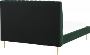 Beliani Łóżko welurowe 180 x 200 cm zielone MARVILLE 6