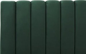 Beliani Łóżko welurowe 180 x 200 cm zielone MARVILLE 10