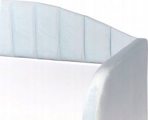 Beliani Łóżko wysuwane welurowe 90 x 200 cm niebieskie EYBURIE 13