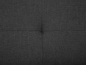 Beliani Łóżko wodne tapicerowane 180 x 200 cm ciemnoszare LA ROCHELLE 9