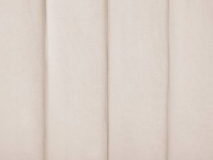 Beliani Łóżko welurowe 160 x 200 cm szare AMBILLOU 8