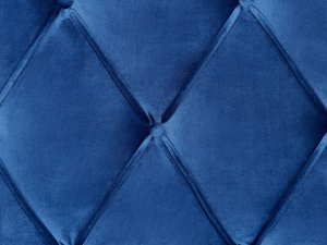 Beliani Łóżko welurowe 140 x 200 cm niebieskie LIEVIN 12