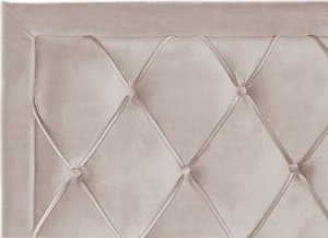 Beliani Łóżko z szufladami welurowe 160 x 200 cm beżowe LIEVIN 10