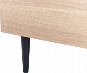 Beliani Łóżko tapicerowane 140 x 200 cm białe MILLAY 9