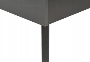 Beliani Łóżko rattanowe 180 x 200 cm czarne MONPAZIER 7