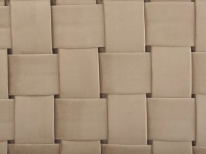 Beliani Łóżko welurowe 140 x 200 cm beżowoszare LIMOUX 9