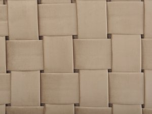 Beliani Łóżko welurowe 160 x 200 cm beżowoszare LIMOUX 10