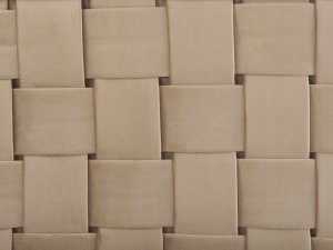 Beliani Łóżko welurowe 180 x 200 cm beżowoszare LIMOUX 8