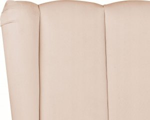 Beliani Łóżko welurowe 180 x 200 cm z portem USB beżowe MIRIBEL 8