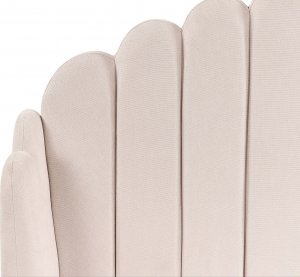Beliani Łóżko tapicerowane 180 x 200 cm beżowe AMBILLOU 4