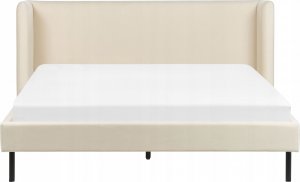 Beliani Łóżko welurowe 160 x 200 cm beżowe ARETTE 6