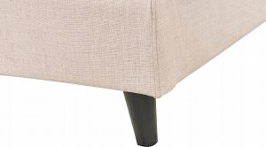Beliani Łóżko tapicerowane 140 x 200 cm beżowe FITOU 10