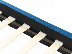 Beliani Łóżko tapicerowane 140 x 200 cm niebieskie FITOU 8