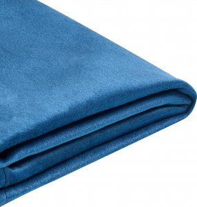 Beliani Łóżko tapicerowane 140 x 200 cm niebieskie FITOU 9