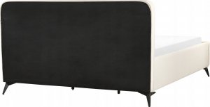 Beliani Łóżko tapicerowane 180 x 200 cm beżowe VALOGNES 7