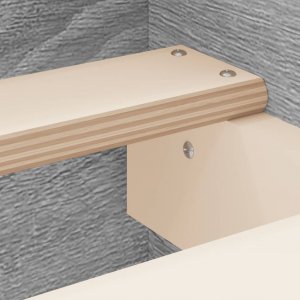 vidaXL vidaXL Rama łóżka z wezgłowiem i zanóżkiem, szary dąb, 160x200 cm 7