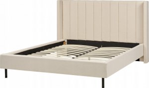 Beliani Łóżko boucle 160 x 200 cm beżowe VILLETTE 6