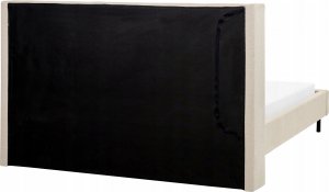 Beliani Łóżko boucle 160 x 200 cm beżowe VILLETTE 7