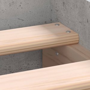 vidaXL vidaXL Rama łóżka z wezgłowiem i zanóżkiem, szarość betonu, 200x200 cm 7