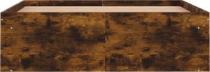 vidaXL Rama łóżka, przydymiony dąb, 120x200 cm 6
