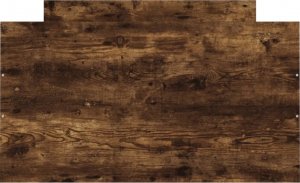 vidaXL vidaXL Rama łóżka z wezgłowiem i zanóżkiem, przydymiony dąb, 90x190 cm 6