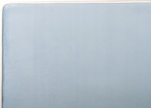 Beliani Łóżko welurowe 90 x 200 cm niebieskie TEENIE 7