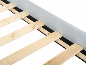 Beliani Łóżko welurowe 90 x 200 cm niebieskie TEENIE 8