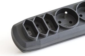 Listwa zasilająca Armac R8 przeciwprzepięciowa 8 gniazd 3 m szara (R8/SZ/30) 6