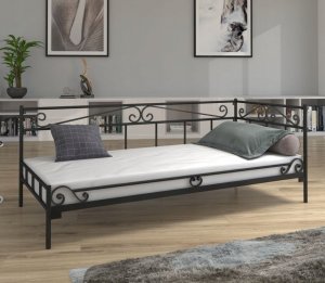 Lak System Łóżko metalowe - sofa, leżanka szezlong 90x200 wzór 24L, polski producent 1