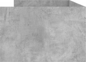 vidaXL Rama łóżka z szufladami, szarość betonu, 75x190 cm 7
