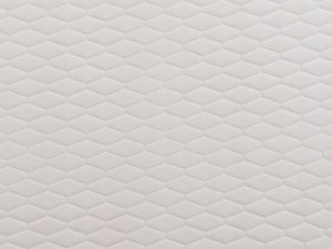 Beliani Łóżko welurowe 90 x 200 cm złamana biel BAYONNE 11