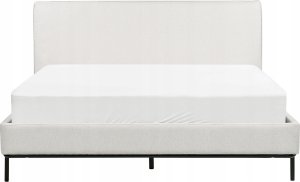 Beliani Łóżko tapicerowane 160 x 200 cm szare CORIO 5