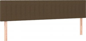 vidaXL vidaXL Łóżko kontynentalne z materacem, ciemnobrązowe, 120x190 cm 6
