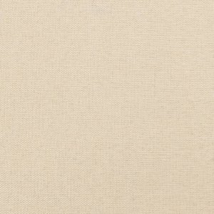 vidaXL vidaXL Łóżko kontynentalne z materacem, kremowe, 120x190 cm, tkanina 8