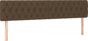 vidaXL vidaXL Łóżko kontynentalne z materacem, ciemnobrązowe, 120x190 cm 7