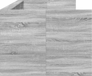 vidaXL vidaXL Łóżko dzienne z szufladami, szary dąb sonoma, 100x200 cm 5
