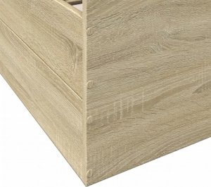 vidaXL vidaXL Rama łóżka z szufladami, dąb sonoma, 150x200 cm 8