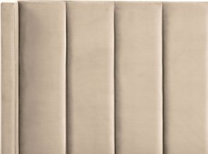 Beliani Łóżko welurowe 140 x 200 cm beżowe VILETTE 7