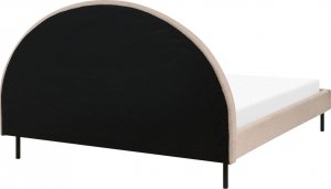 Beliani Łóżko boucle 160 x 200 cm beżowe MARGUT 3