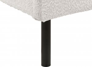 Beliani Łóżko boucle 160 x 200 cm białe MARGUT 8