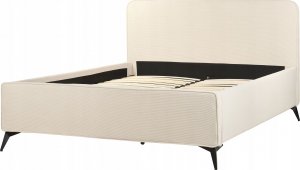 Beliani Łóżko tapicerowane 160 x 200 cm beżowe VALOGNES 6