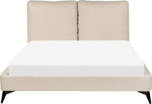 Beliani Łóżko boucle 140 x 200 cm beżowe MELLE 4