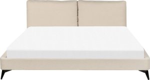 Beliani Łóżko boucle 180 x 200 cm beżowe MELLE 4